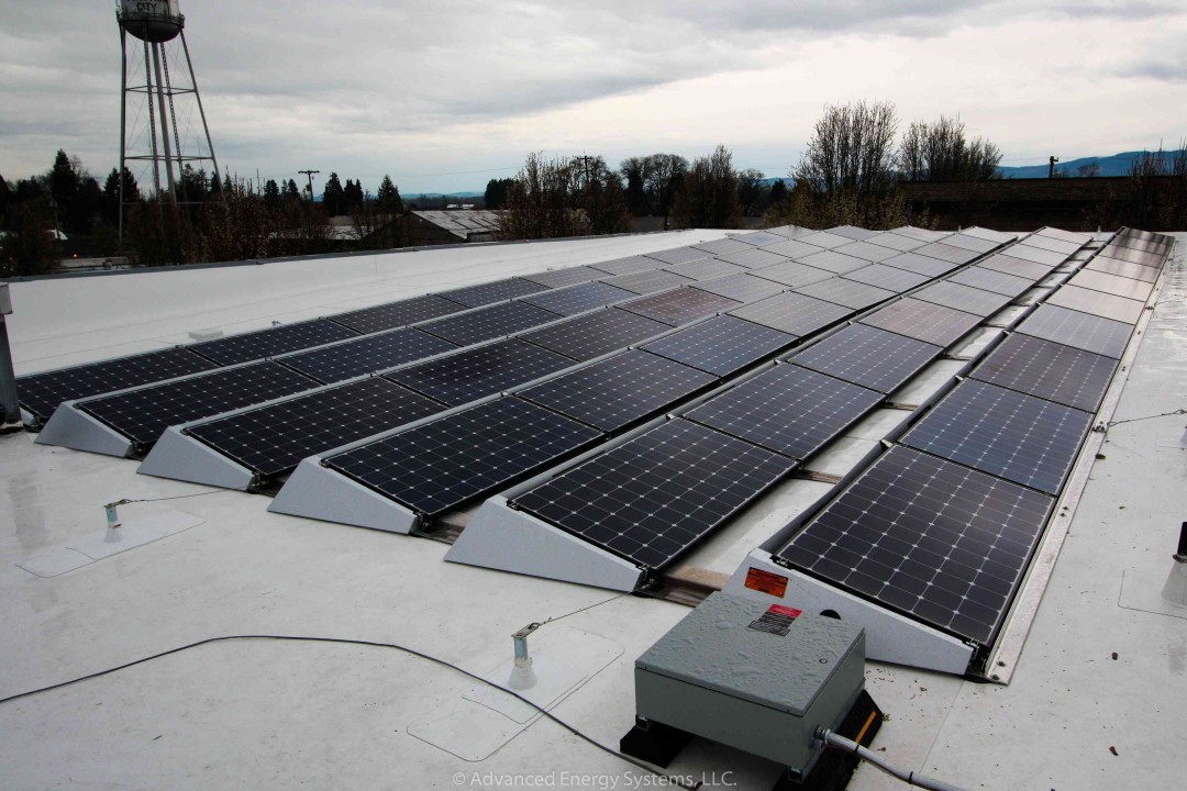 Installed and completed by aes advanced energy systems of eugene