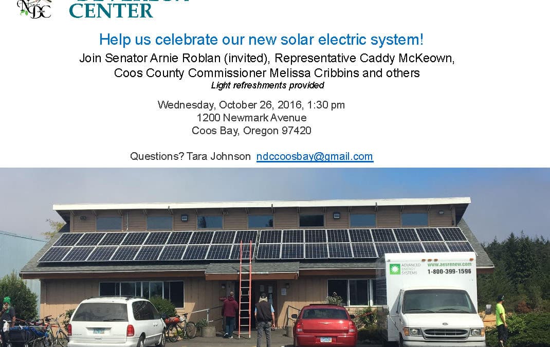 Celebrate Nancy Devereux Center Grant-Funded Solar Energy!